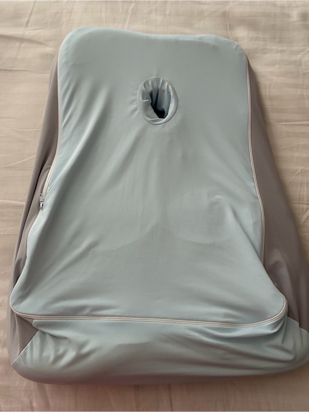 Memory Foam Prone Post Surgery Pillow Relief of pain for prone area or ear area
